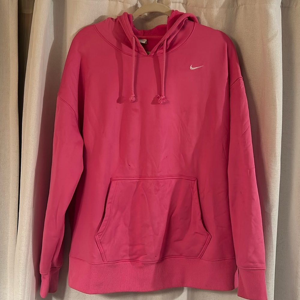 Pink Nike hoodie